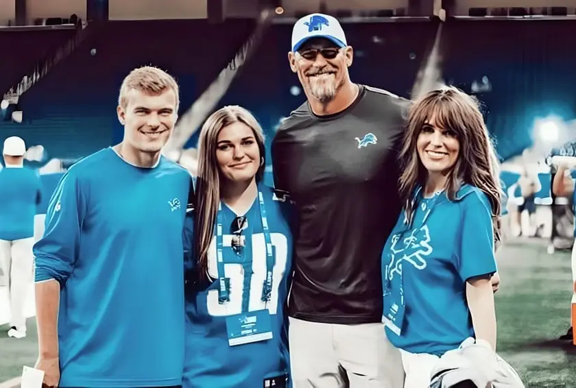 Dan Campbell family