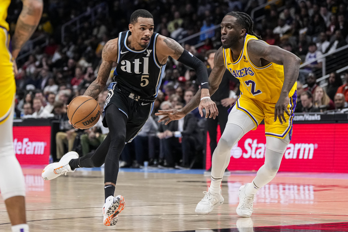 Dejounte Murray Trade Buzz Lakers and Jazz Emerge as Frontrunners Amidst NBA Trade Rumors