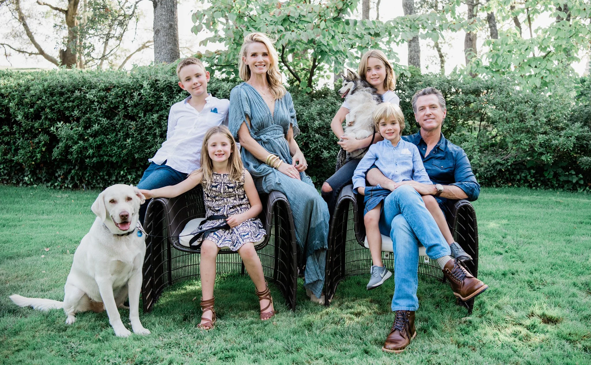 Gavin Newsom family