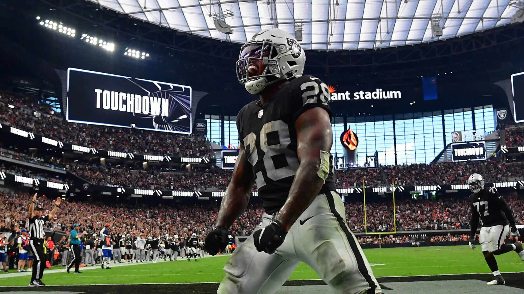 Josh Jacobs contemplating his next move in NFL free agency.