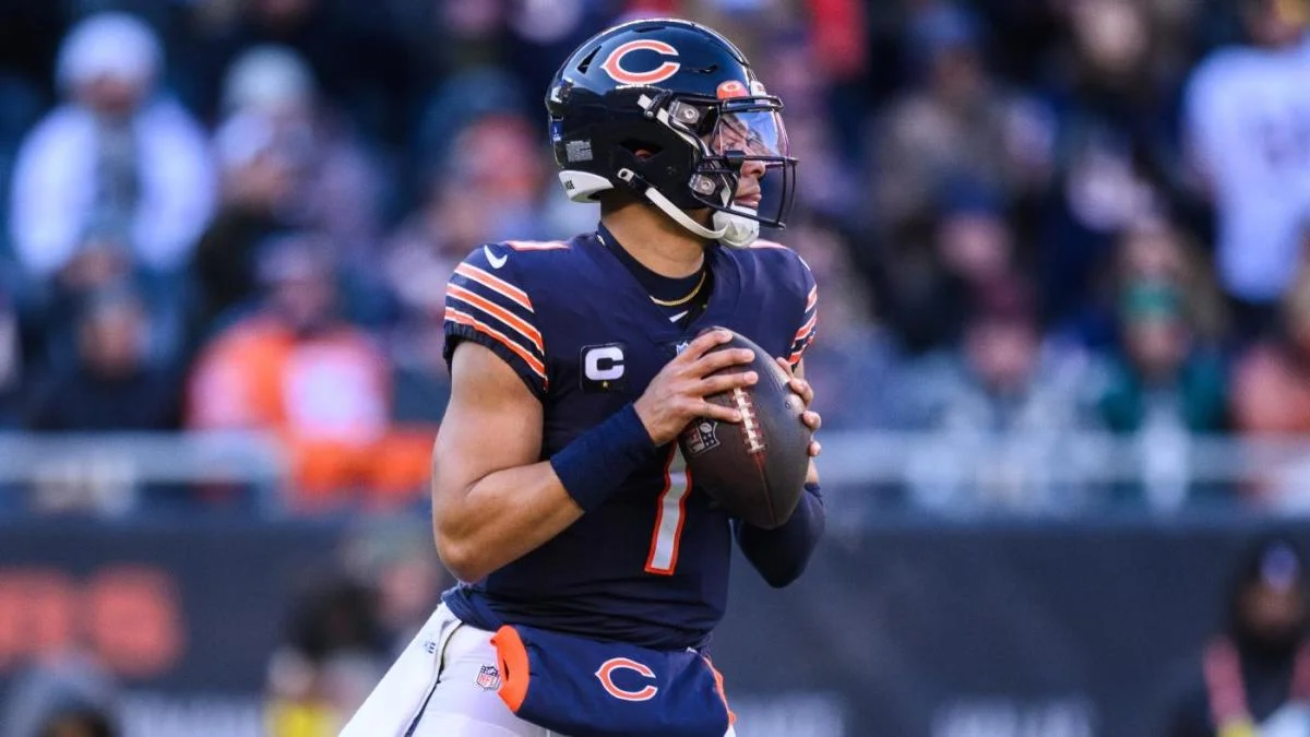 A tale of talent and turbulence: Justin Fields' journey with the Chicago Bears.