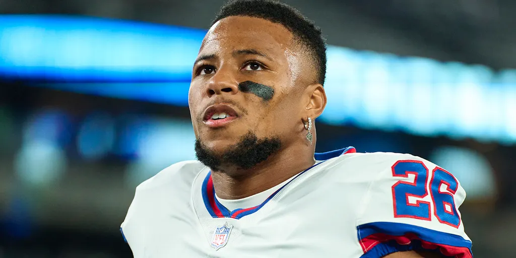 NFL Buzz Will Saquon Barkley Switch Teams to the Texans Inside the Latest Social Media Clues-