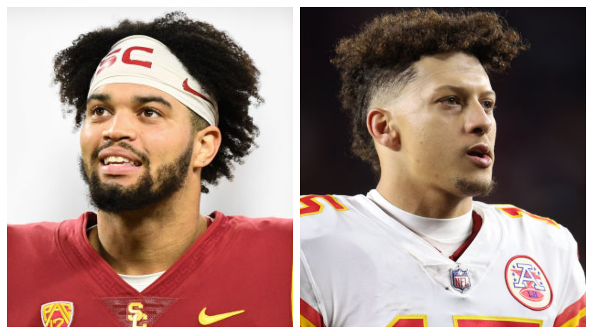 Rising Star Meets Football Legend: How Caleb Williams Draws Comparisons to Patrick Mahomes Ahead of NFL Draft 2024