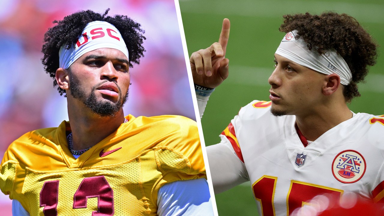 Rising Star Meets Football Legend: How Caleb Williams Draws Comparisons to Patrick Mahomes Ahead of NFL Draft 2024