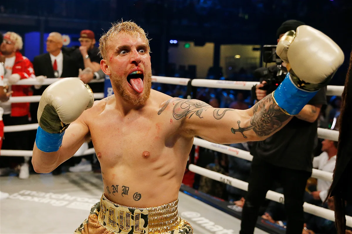 The Showdown of the Century KSI vs. Jake Paul in the Boxing Ring.