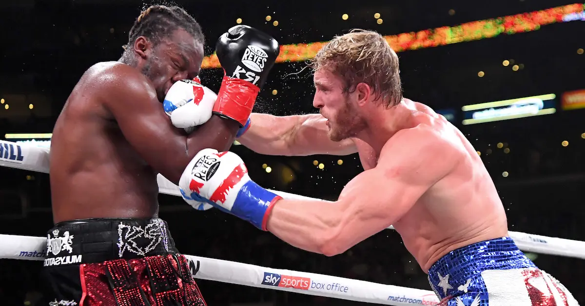 The Showdown of the Century KSI vs. Jake Paul in the Boxing Ring