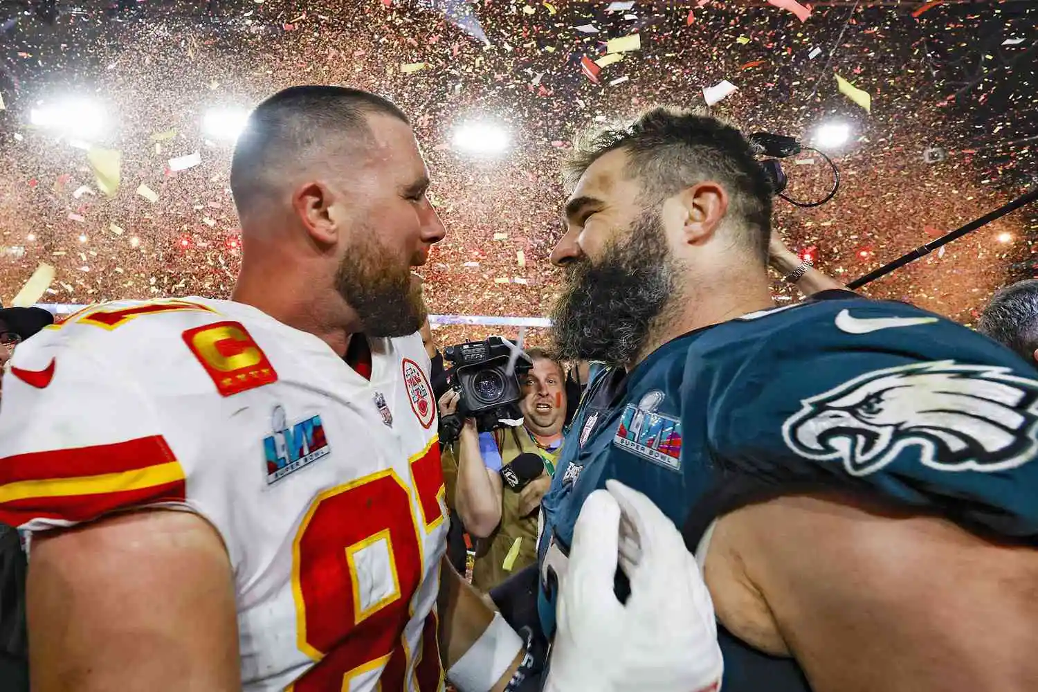 Travis Kelce, Jason Kelce