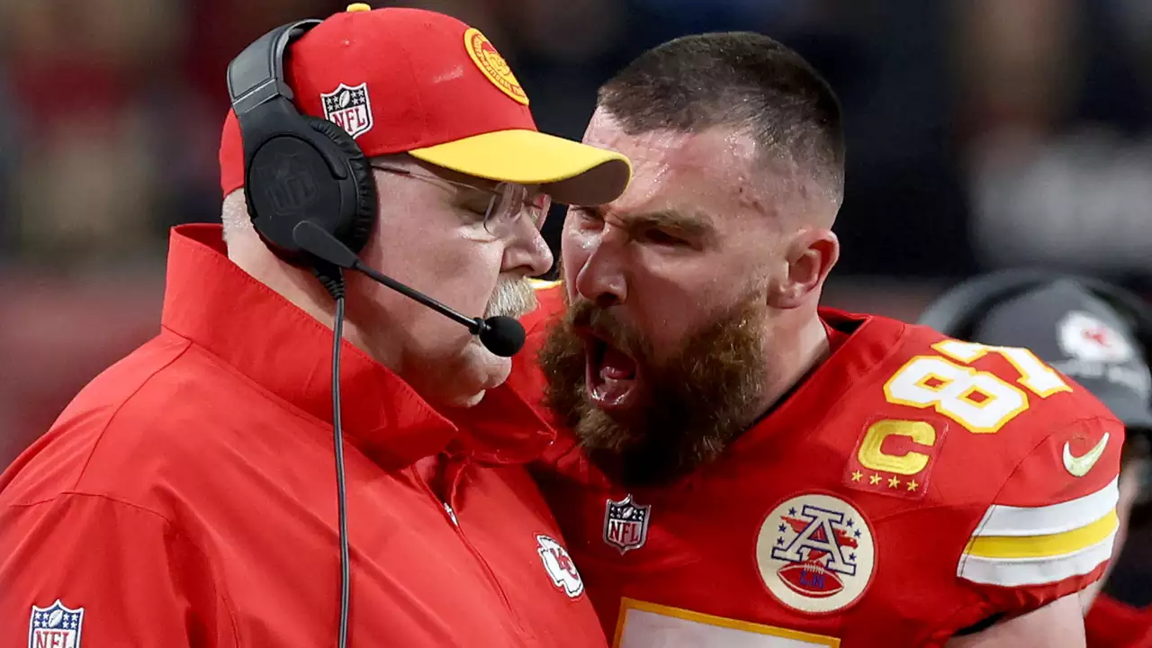 Travis Kelce and Andy Reid