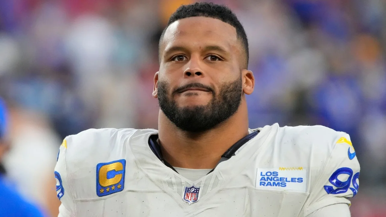 Aaron Donald's Curtain Call A Legend Bids Farewell to the Gridiron