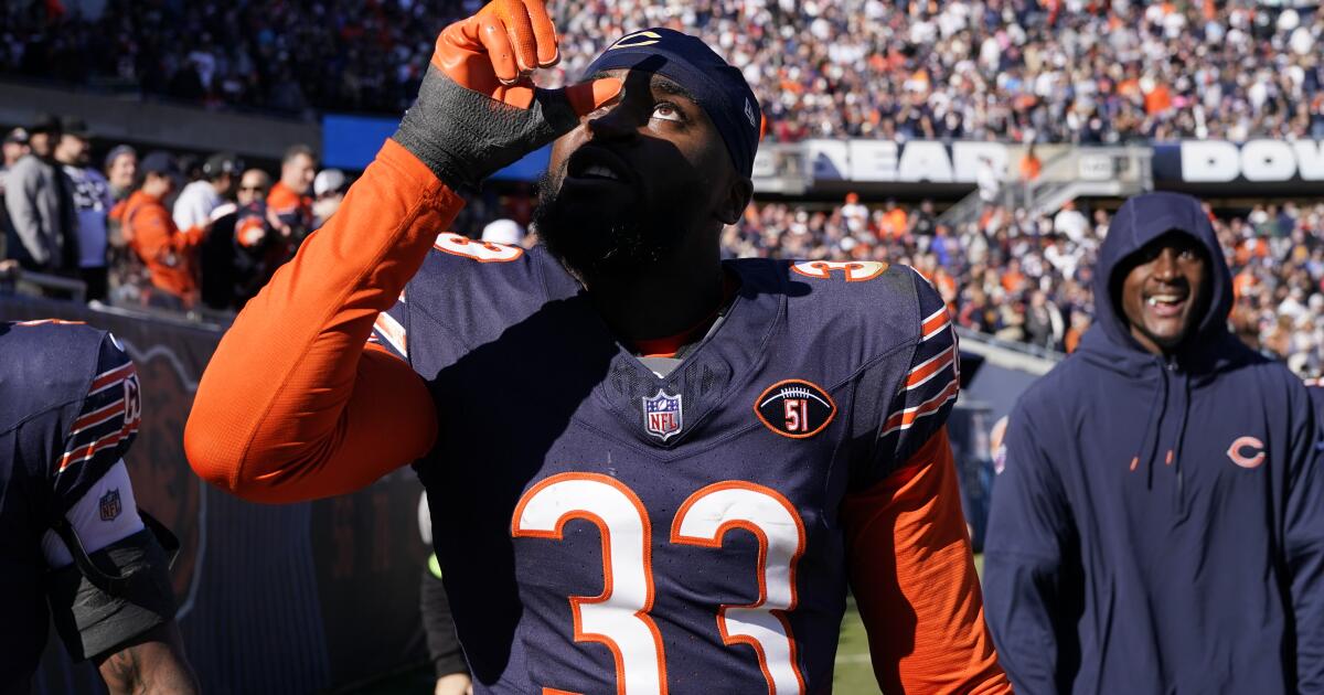 Velika igra Jaylona Johnsona Chicago Bears osiguravaju budućnost s unosnim proširenjem Star Cornerbacka