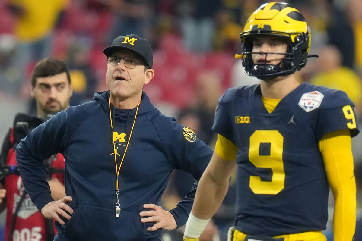 Jim Harbaugh's Praise for JJ McCarthy An Unlikely Reunion in the NFL