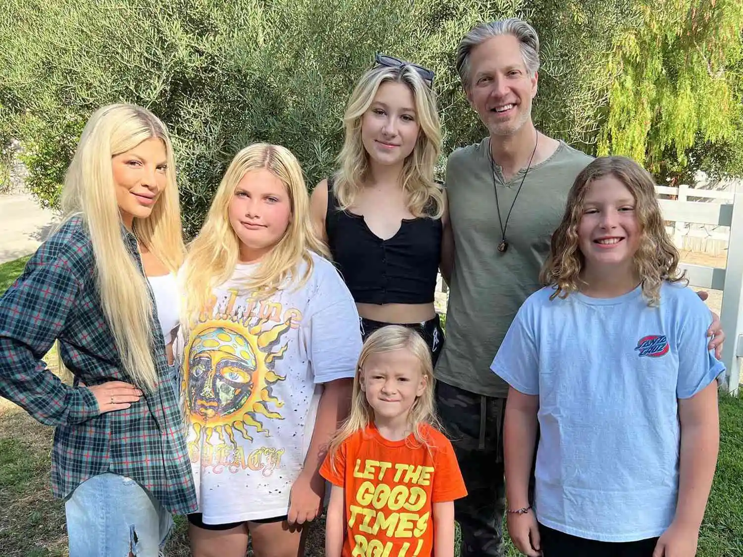 Tori Spelling family