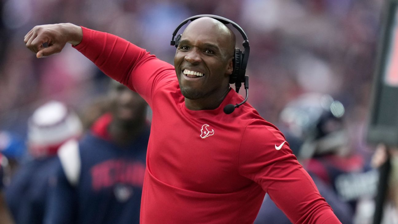  Houston Texans Coach DeMeco Ryans Keeps Cool Despite Big Hopes for NFL Success in 2024