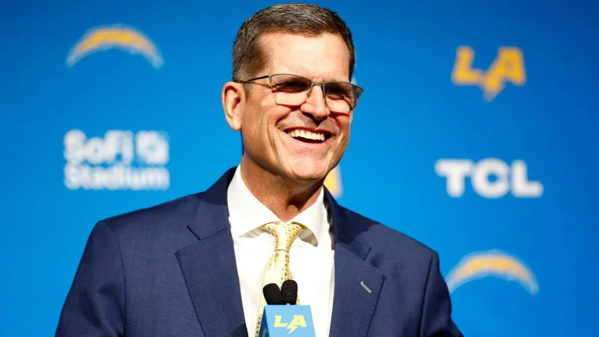 Jim Harbaugh's Michigan Reunion Boosts Los Angeles Chargers in NFL Draft