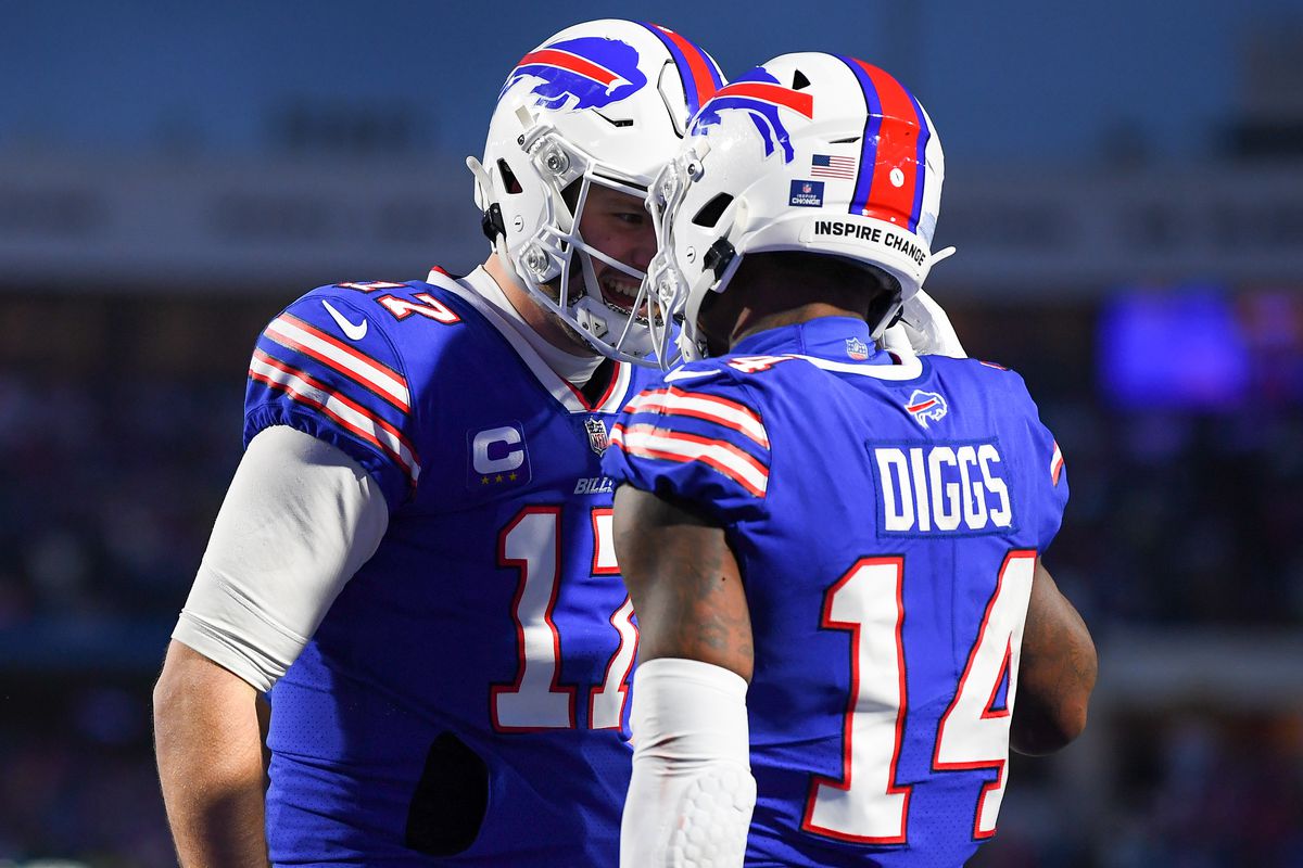   Josh Allen i Stefon Diggs se bore