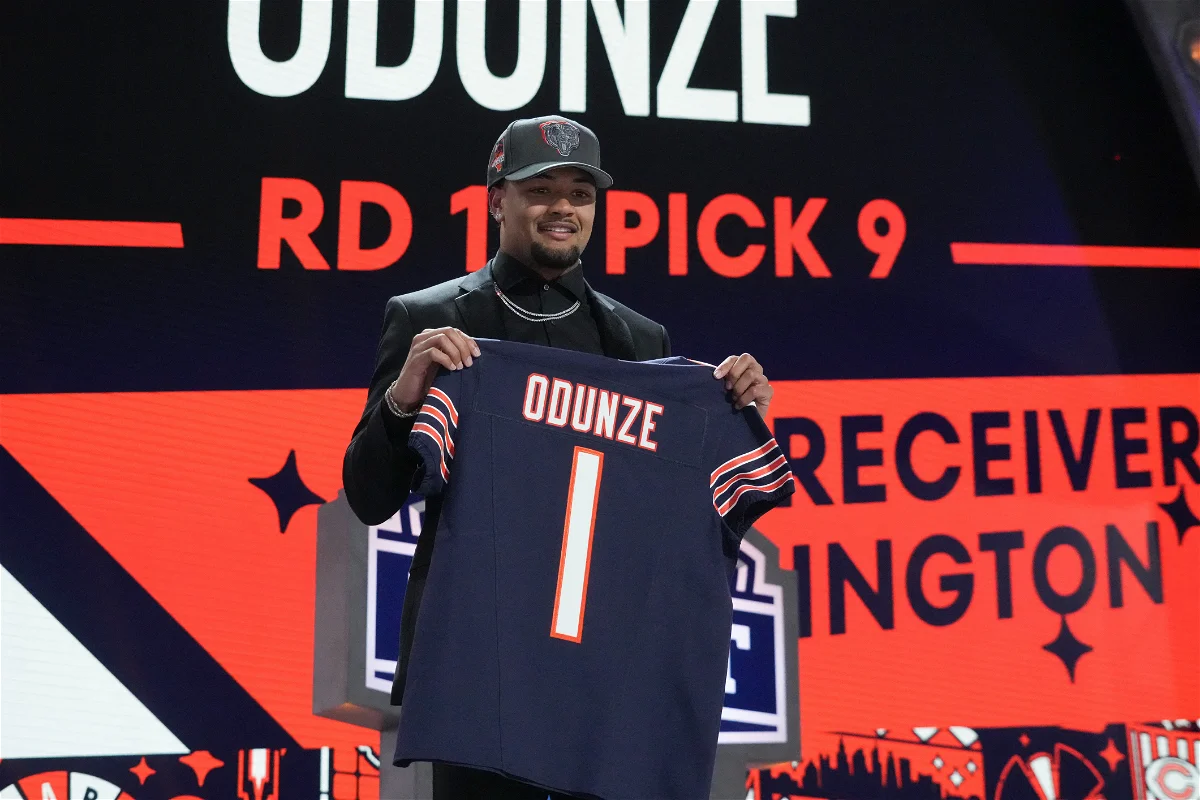 Chicago Bears' Strategic Draft Pick Rome Odunze Joins as a Promising Wide Receiver