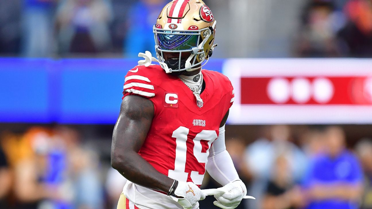  Falcons Eyeing 49ers' Star Wide Receiver Deebo Samuel as Potential Trade Addition