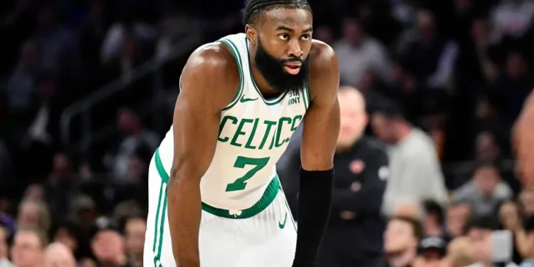 Jaylen Brown Wins MVP Fans Stir Debate Over Jayson Tatum's Role in Celtics' Victory---